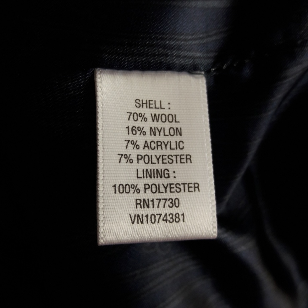 Mossimo Wool Blend Jacket Coat Camel Like Wool Tie Belt Vintage Sage S Small - Picture 6 of 6